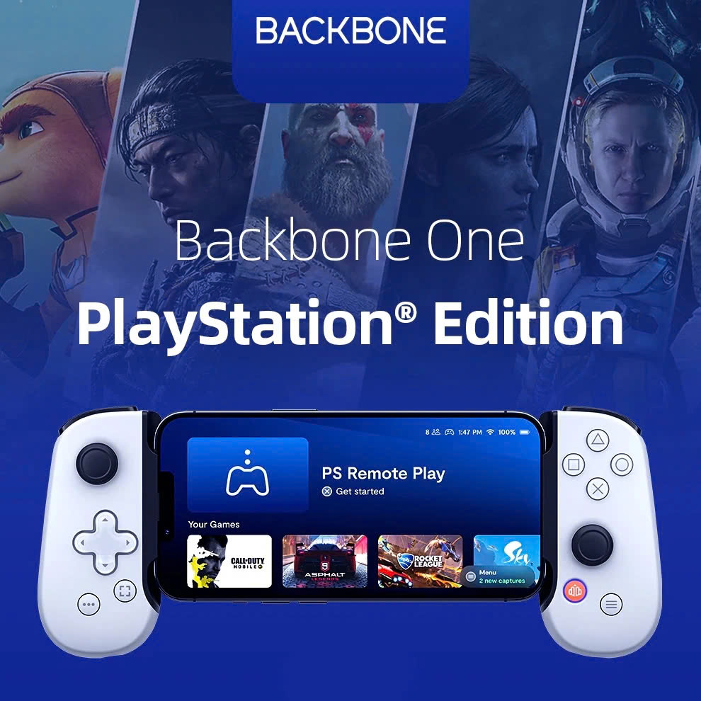 Tay cầm chơi game Backbone One N03 màu Trắng, Đen chính hãng 